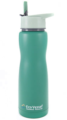 Eco Vessel Aqua Vessel Insulated Filtre Bottle Termos 0.75 Litre-YEŞİL
