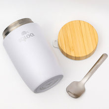 Igloo Bamboo Yemek Termosu 500ml-BEYAZ