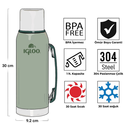 Igloo Legend Klasik Termos 1 Litre